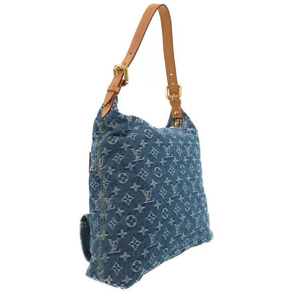 Louis Vuitton Monogram Denim Baggy GM Shoulder Bag Blue - Picture 2 of 9